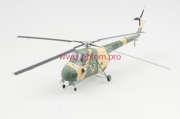 Коллекционная модель Советского вертолета Ми-4, ВВС ГДР, масштаб 1:72, производитель Easy Model.  Артикул EM37084.